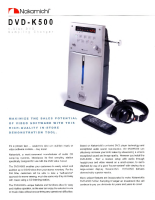 Nakamichi DVD-K500-Brochure